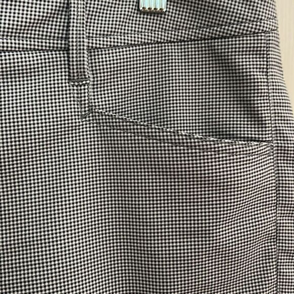 ***** 5 for $25 Nivo Black and White Checked Golf Shorts - Picture 3 of 5